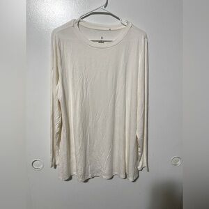 Jason Wu long sleeve cream top size L